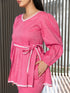 AAHELI LIRTHIKA PINK LUREX CO-ORD SET AAHELI LIRTHIKA PINK LUREX CO-ORD SET